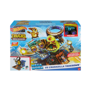 HOT WHEELS מסלול מגה וורקס נגד קראשזילה