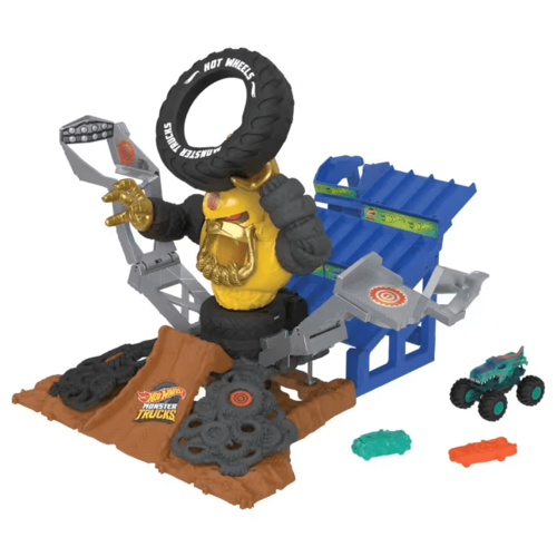 HOT WHEELS מסלול מגה וורקס נגד קראשזילה