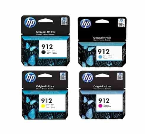 סט 4 ראש דיו מקורי 912 HP