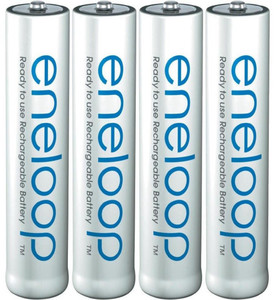 4 סוללות נטענות Panasonic eneloop AA 2000mAh Hahnel