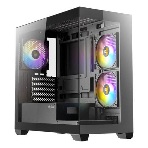 מארז חלון קידמי וחלון צדדי ANTEC 2FAN CX300M RGB BLACK