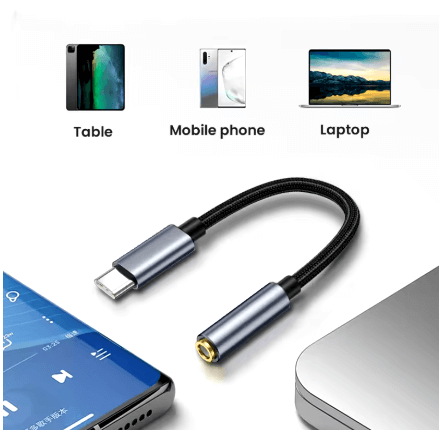 מתאם PL 3.5mm נקבה ל USB Type C זכר