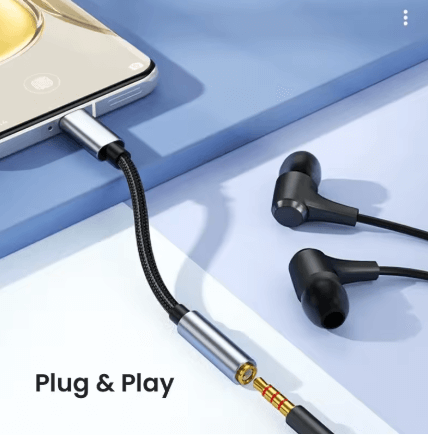 מתאם PL 3.5mm נקבה ל USB Type C זכר