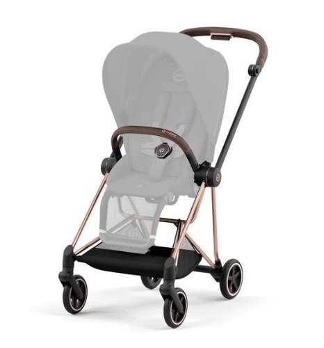 עגלת תינוק משולבת 3 חלקים מיוס Mios 3 - אמבטיה+טיולון+סלקל בצבע שחור