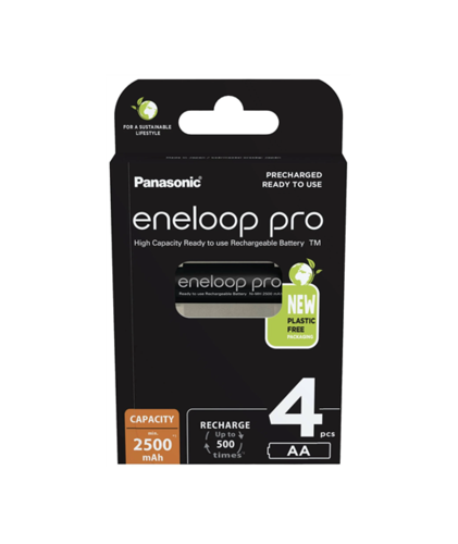 סוללה נטענת Eneloop PRO AA 2500mAh panasonic