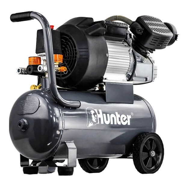 קומפרסור 2 ראשים 25 ליטר דגם 101210-006 האנטר Hunter