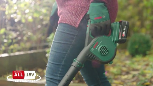 מפוח עלים נטען בוש 18V + מטען וסוללה 2.5HA מבית BOSCH