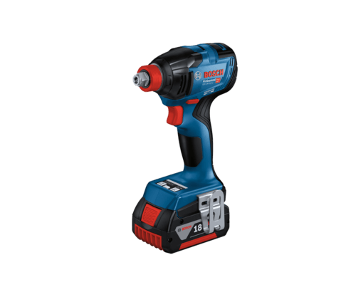 מברגת אימפקט + שתי סוללות 18V 5AH ומטען BOSCH GDX 18V-210C