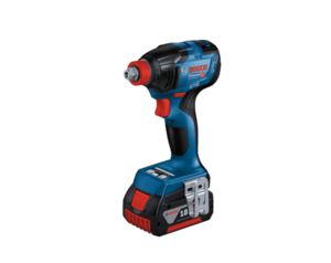 מברגת אימפקט + שתי סוללות 18V 5AH ומטען BOSCH GDX 18V-210C