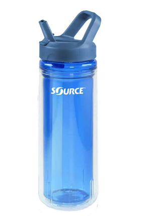 בקבוק שתייה עם דופן כפולה וקשית רחבה  0.6 ליטר Eco™ שורש Source