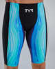 חליפה טכנית Shockwave High Waist Jammer Blue/Turq