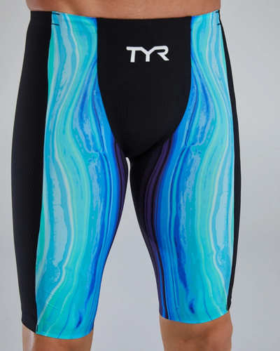 חליפה טכנית Shockwave High Waist Jammer Blue/Turq
