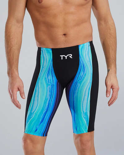 חליפה טכנית Shockwave High Waist Jammer Blue/Turq