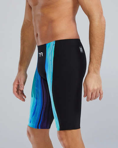 חליפה טכנית Shockwave High Waist Jammer Blue/Turq