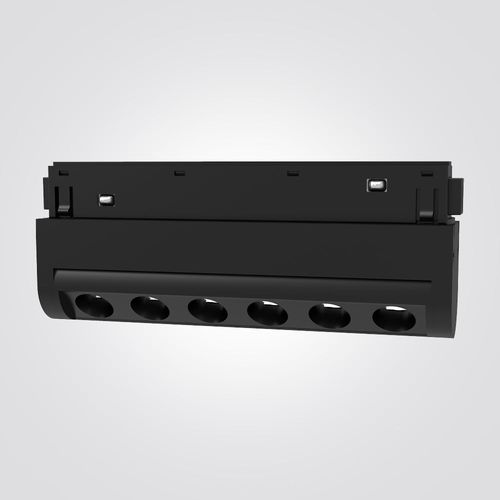 פס 6 עיניים שחור מתכוונן מגנט 3000K|6W|48V