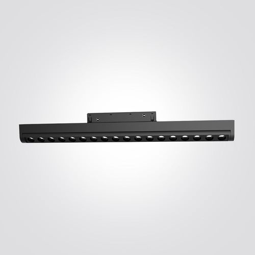 פס 18 עיניים שחור מתכוונן מגנט 3000K|18W|48V