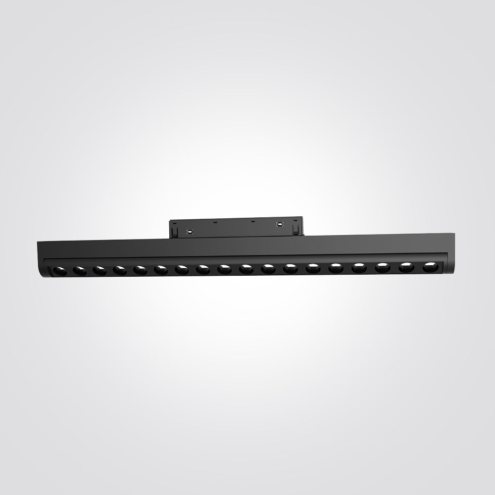פס 18 עיניים שחור מתכוונן מגנט 3000K|18W|48V