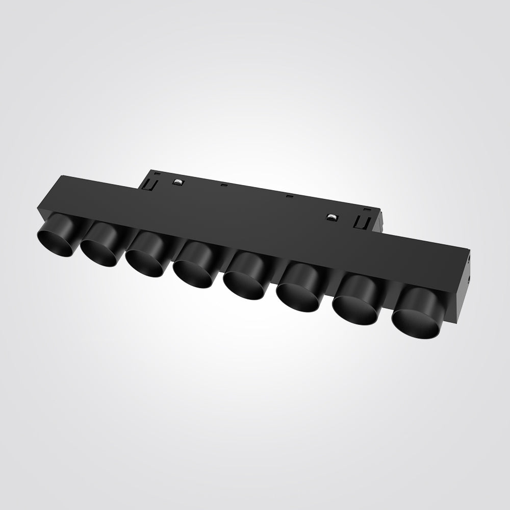 פס 8 עיניים שחור מגנט 3000K|16W|48V