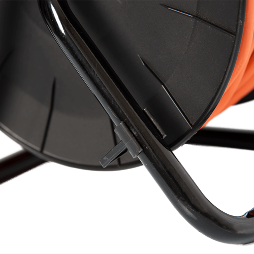 תוף כבל מאריך מקצועי 40 מטר עם 4 שקעים – איכות ובטיחות ללא פשרות