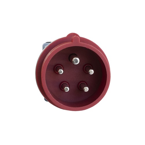 מתאם תקע סיקון 5X16A לשקע ישראלי מוגן – חיבור בטיחותי ואמין