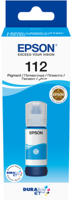 מיכל דיו מקורי כחול EPSON EcoTank 112