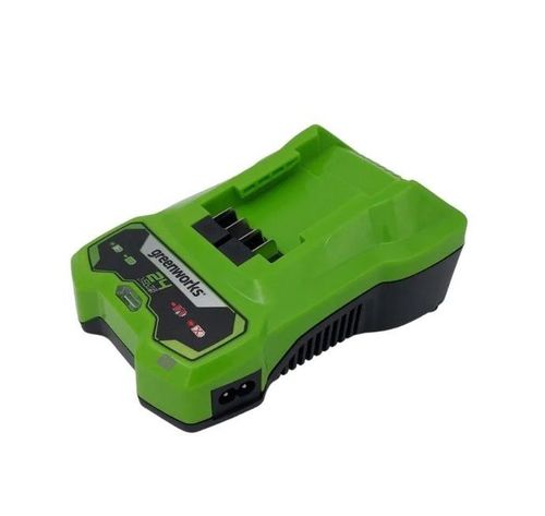 מפוח עלים GREENWORKS GEN2 24V עם שתי סוללות 2 אמפר ומטען מהיר לתחזוקה ביתית מושלמת