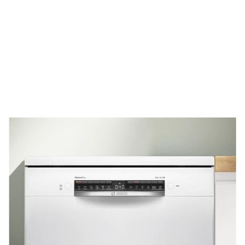 מדיח כלים רחב 14 מע' כלים Bosch SMS4ECW28E Serie 4 לבן | גרמניה
