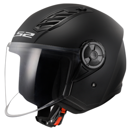 קסדה 3/4 אל אס 2 איירפלו שחור מט LS2 OF616 AIRFLOW II BLACK MATT