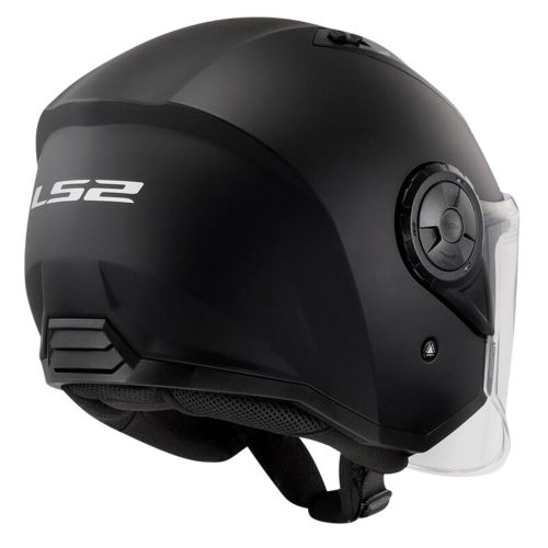 קסדה 3/4 אל אס 2 איירפלו שחור מט LS2 OF616 AIRFLOW II BLACK MATT