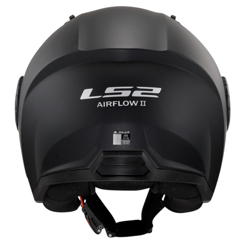 קסדה 3/4 אל אס 2 איירפלו שחור מט LS2 OF616 AIRFLOW II BLACK MATT