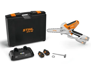 מסור שרשרת קטן 21.6V במזוודה + 2 סוללות ומטען דגם 0.GTA 40 סטיל