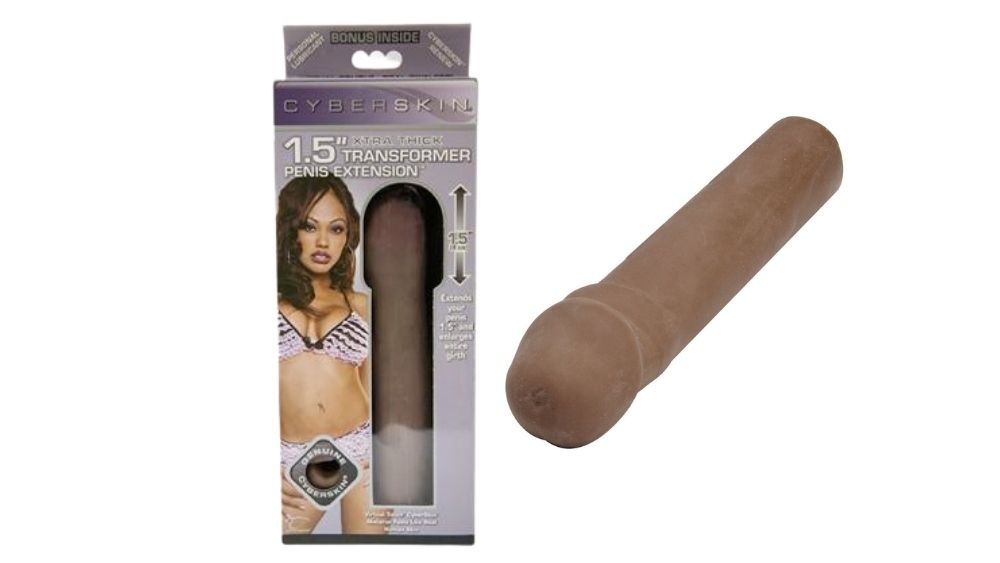 שרוול להארכת הפין 3.8 ס"מ Topco Transformer Penis Extention