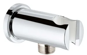 נקודת מים עגולה + מתלה RAINSHOWER גרואה 26658000 ניקל כרום