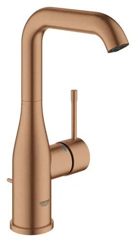ברז רחצה בינוני מבית גרואה Grohe דגם Essence 24174DL1 בגימור רוז גולד.