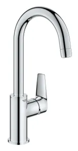 ברז רחצה קשתי גרואה BauEdge 23911001 ניקל כרום
