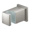 נקודת מים מרובעת + מתלה EUPHORIA CUBE 26370DC0 ניקל מוברש