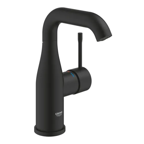 ברז רחצה גרואה Essence בינוני 24176KF1 מבית Grohe בצבע שחור.