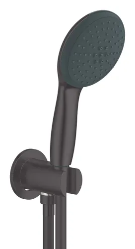 מערכת רחצה 2 מצבים TEMPESTA 110 מבית גרואה Grohe בצבע שחור.