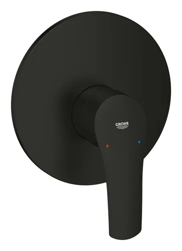 כיסוי 3 דרך Eurosmart מבית גרואה Grohe בצבע שחור למקלחת אינטרפוץ 3 דרך.