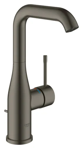 ברז רחצה בינוני מבית גרואה Grohe דגם Essence 24174AL1 בגימור גרפיט.