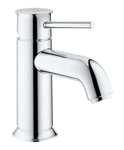 ברז רחצה נמוך מבית גרואה Grohe דגם BauClassic 32863000 בגימור ניקל כרום.
