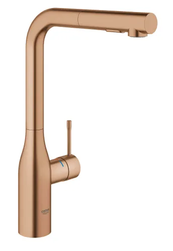 ברז מטבח נשלף גרואה Essence 2 מצבים 30270DL0 בגימור רוז גולד מבית Grohe.