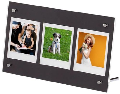 מסגרת אקרילית ל-3 תמונות Fujifilm Instax Square
