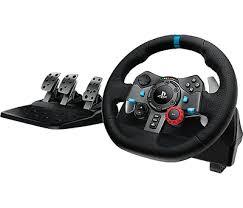 סט גיימינג Logitech 991000486הכולל הגה מרוצים ודוושות G29 Driving Force לקונסולות PC / PlayStation ואוזניות גיימינג Astro A10