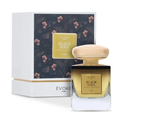 בושם יוניסקס Evoke Paris Black Soul Extract De Parfum 100ml