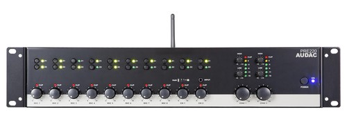 מיקסר התקנות סטריאו 10 ערוצים - 2 אזורים AUDAC PRE220