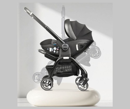 חדש! סלקל על גלגלים 5 ב 1 טיולון וכיסא בטיחות - car seat strolle - בצבע שחור