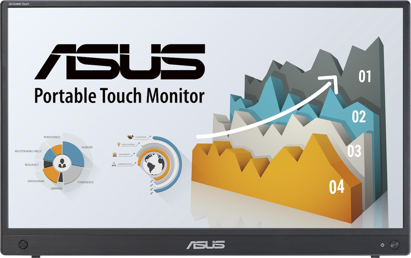 מסך מגע ASUS ZenScreen MB16MTR 15.6 Touch