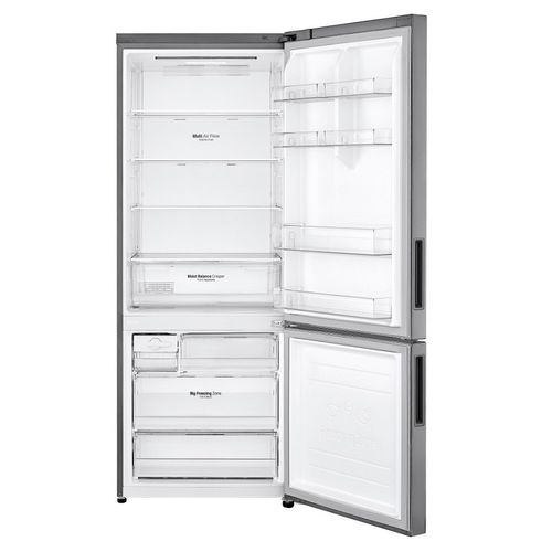 מקרר ‏מקפיא תחתון LG GRB479B ‏451 ‏ליטר נירוסטה מושחרת 