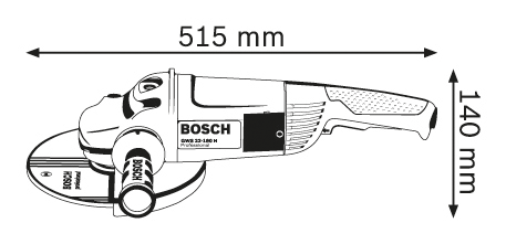 משחזת זווית  BOSCH GWS 22-180 